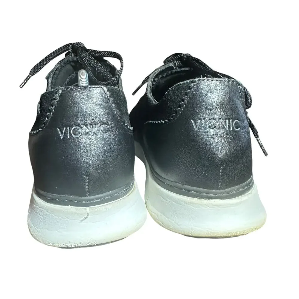 Vionic black suede Taylor Sneakers size 11 comfort support sporty